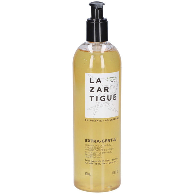 Lazartigue Extra-Gentle – Hair Shampoo Unisex, Gentle Cleansing, 500 ml