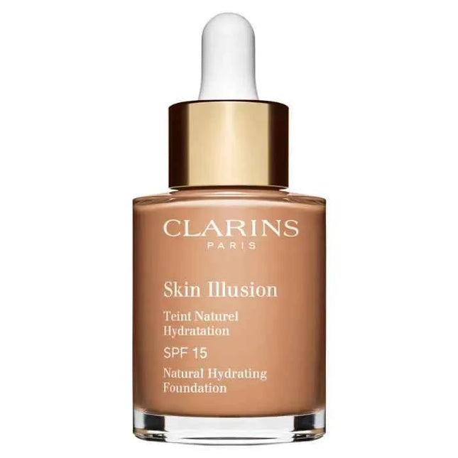 Clarins Skin Illusion Natural Hydrating – Foundation Spf15 112 Amber Unisex, 30 ml