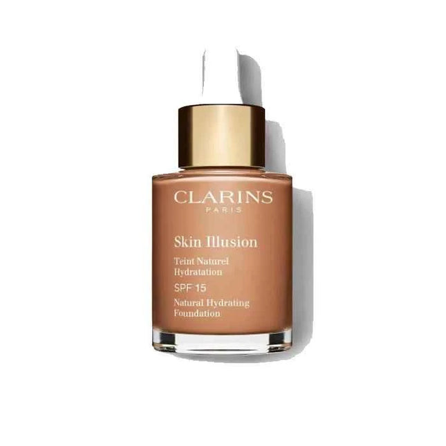 Clarins Skin Illusion Natural Hydrating – Foundation Spf15 112.3 Sandalwood Unisex, 30 ml