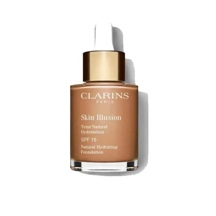 Clarins Skin Illusion Natural Hydrating – Foundation Spf15 113 Chestnut Unisex, 30 ml