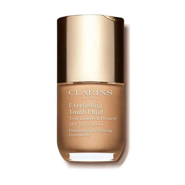 Clarins Everlasting Youth Fluid – Foundation Spf15 111 Toffee Unisex, 30 ml