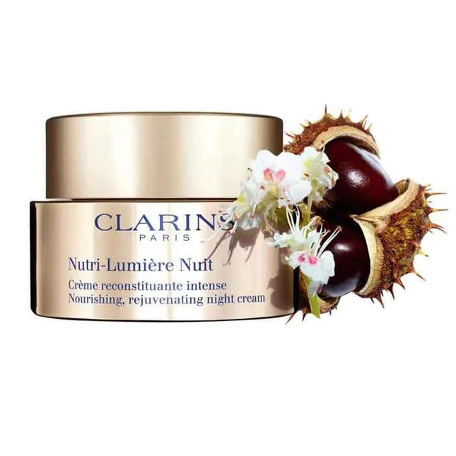 Clarins Nutri-Lumière Night – Cream Nourishing Rejuvenating Night Cream Unisex, 50 ml
