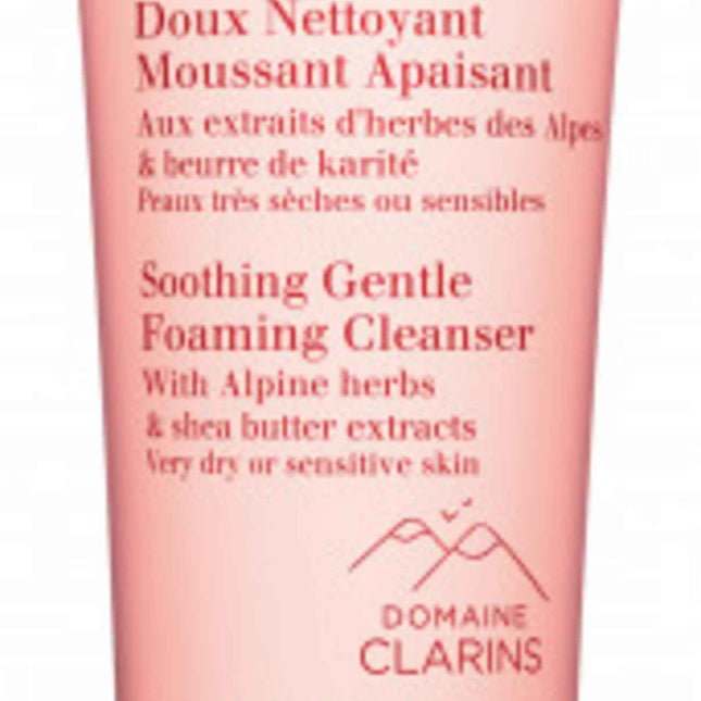 Clarins Gentle Soothing Anti-Pollution – Cleansing Foaming Cream for Women, 125 ml