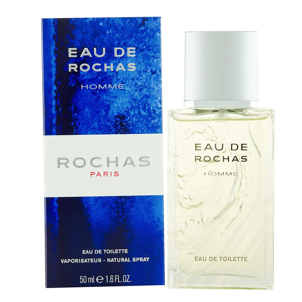 Rochas Eau De Rochas Homme – Eau de Toilette for Men Spray, 50 ml