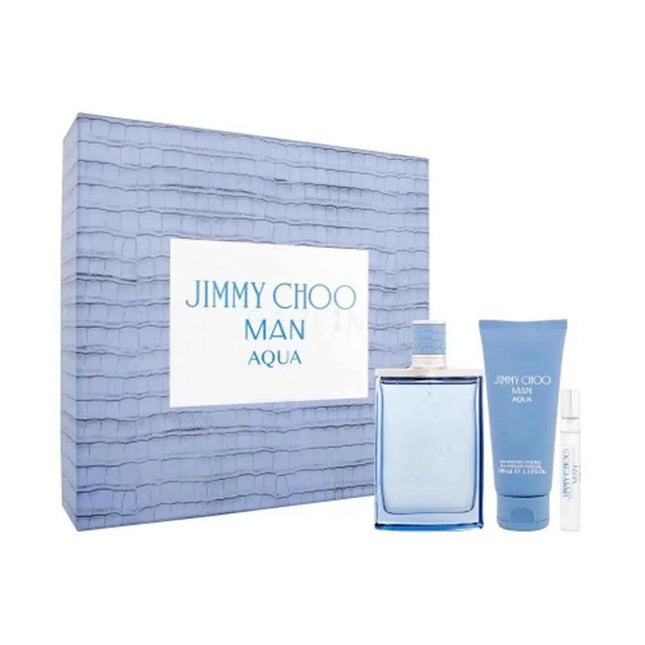 Jimmy CHOO Man Aqua – Eau de Toilette for Men 100 ml Spray Gel De Baño 100 ml Vial 7, 5 ml