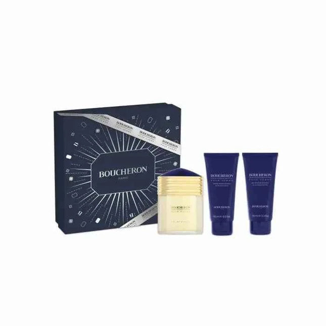 Boucheron Homme – Eau de Parfum Unisex Spray 100 ml, Set 3 Pieces