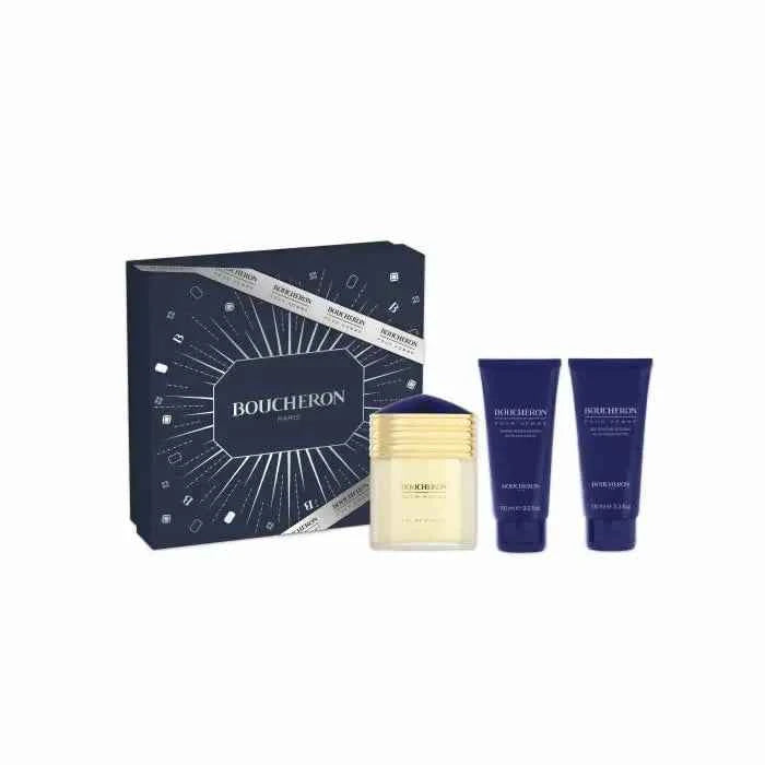Boucheron Homme – Eau de Parfum Unisex Spray 100 ml, Set 3 Pieces