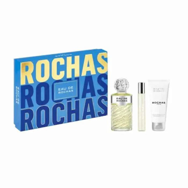 Rochas Eau De Rochas – Eau de Toilette for Women Spray 100 ml, Set 3 Pieces