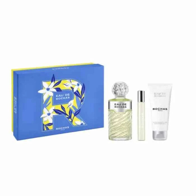 Rochas Eau De Rochas – Eau de Toilette for Women Spray 100 ml, Set 3 Pieces