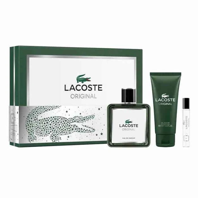 Lacoste Original – Eau de Parfum for Men Spray 100 ml, Set 3 Pieces