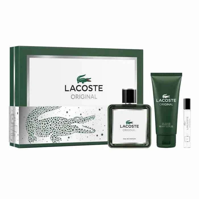 Lacoste Original – Eau de Parfum for Men Spray 100 ml, Set 3 Pieces