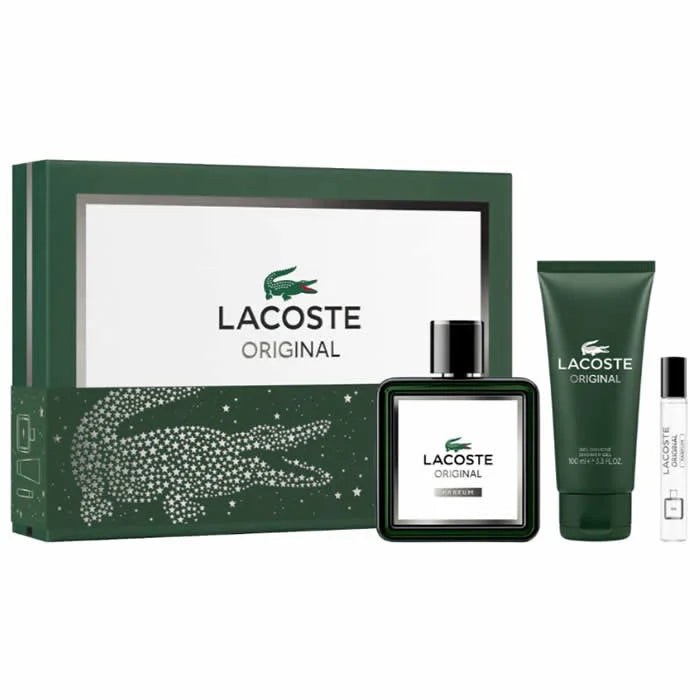 Lacoste Original – Eau de Parfum Unisex Spray 100 ml, Set 3 Pieces