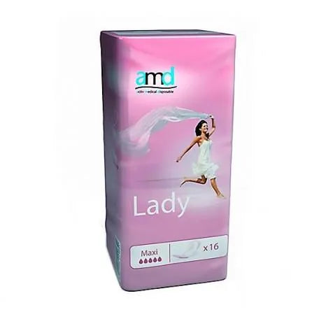 AMD Protector Absorbente Femenino Maxi 16 Units Active Medical