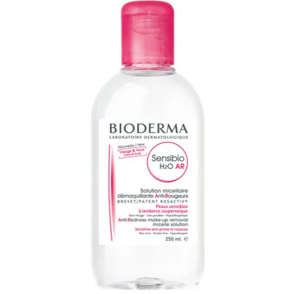 Bioderma Sensibio H2O Ar Anti Redness Make Up Removal Micelle Solution Unisex, 250 ml
