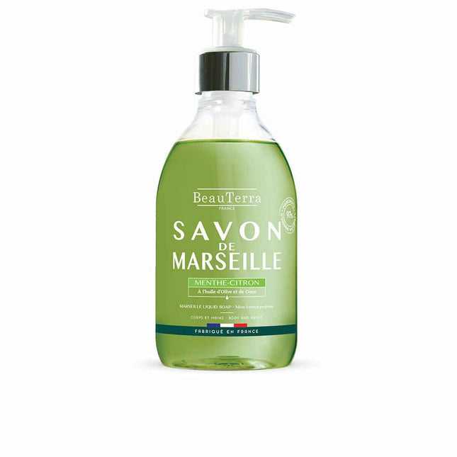 Beauterra Marseille Jabón Menta-Limón Unisex, 300 ml