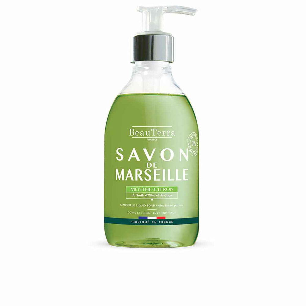 Beauterra Marseille Jabón Menta-Limón Unisex, 300 ml