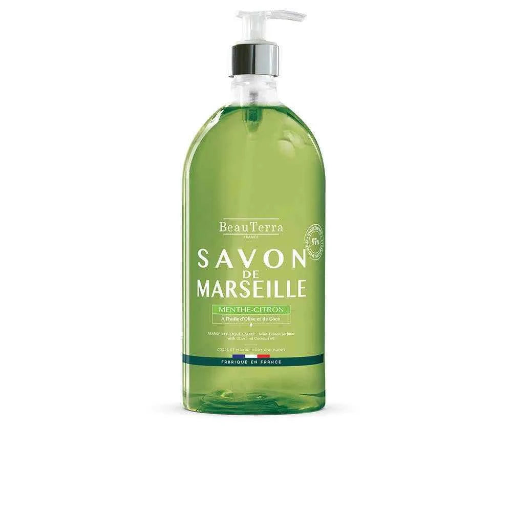 Beauterra Marseille Jabón Menta-Limón Unisex, 1000 ml