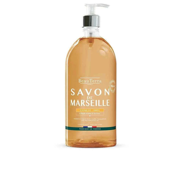 Beauterra Marseille Jabón Vainilla y Miel Unisex, 1000 ml