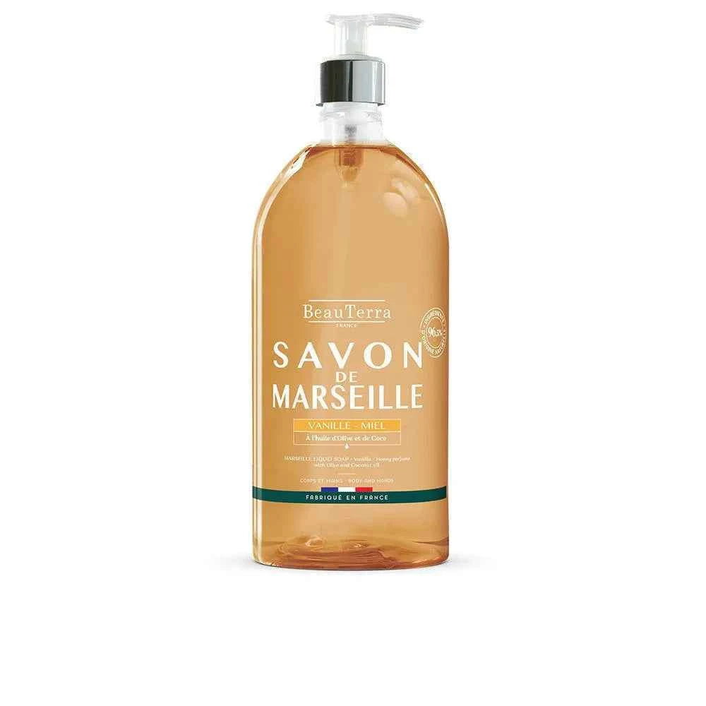 Beauterra Marseille Jabón Vainilla y Miel Unisex, 1000 ml