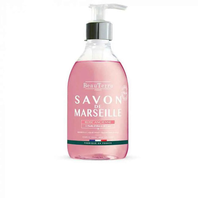 Beauterra Marseille Jabón Rosa Antigua Unisex, 300 ml