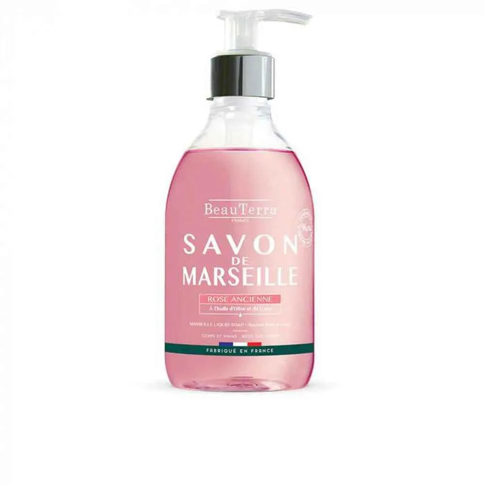 Beauterra Marseille Jabón Rosa Antigua Unisex, 300 ml