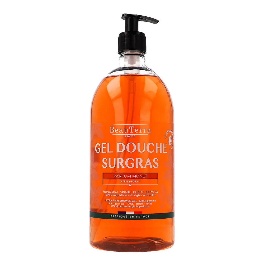 Beauterra Monoi – Gel De Ducha Unisex, 1000 ml