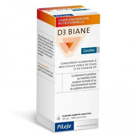 Pileje D3 Biane Drops, 15 ml