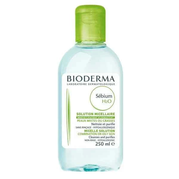 Bioderma Sebium H2o Micelle Solution Combination Or Oily Skin Unisex, 250 ml
