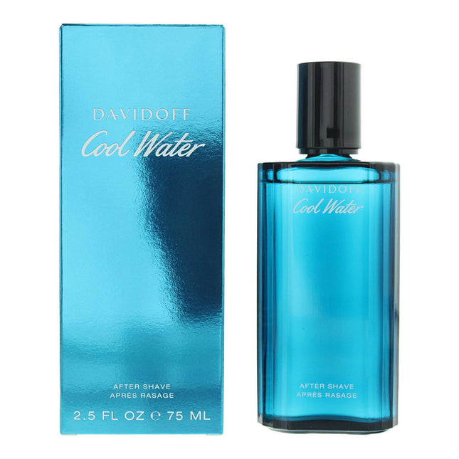 Davidoff Cool Water Calming – Aftershave Lotion for Men, 75 ml