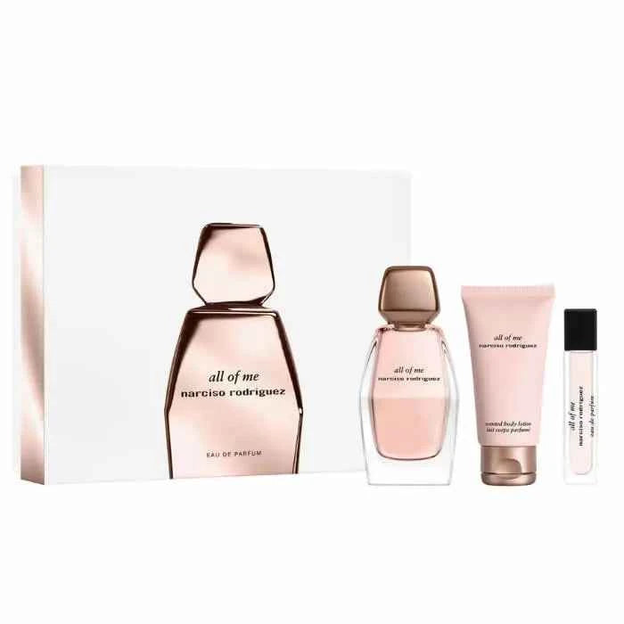 Narciso Rodriguez All Of Me – Eau de Parfum for Women Spray 90 ml, Set 3 Pieces
