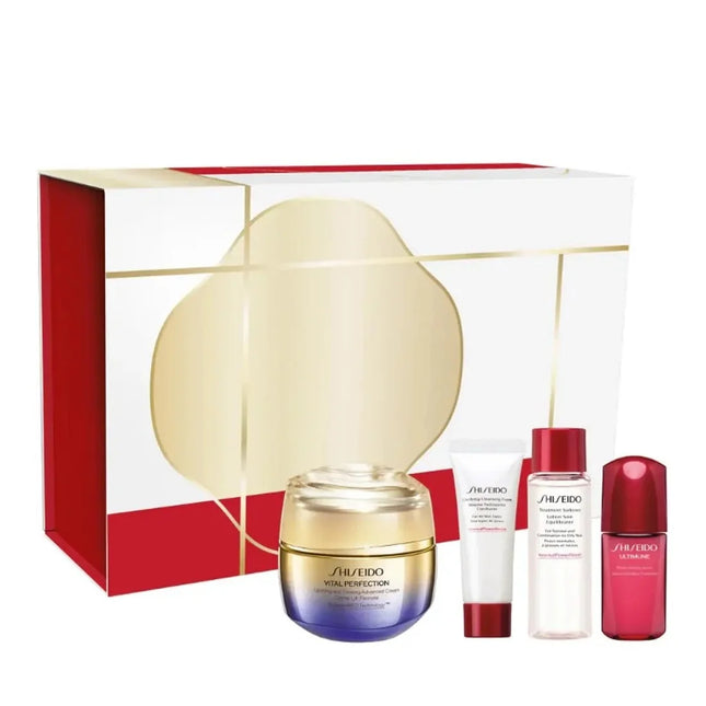 Shiseido Vital Perfection Uplifting y Firming – Cream Estuche 4 Piezas Unisex