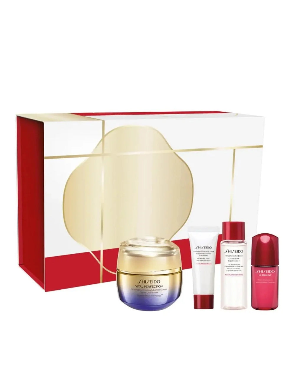 Shiseido Vital Perfection Uplifting y Firming – Cream Estuche 4 Piezas Unisex