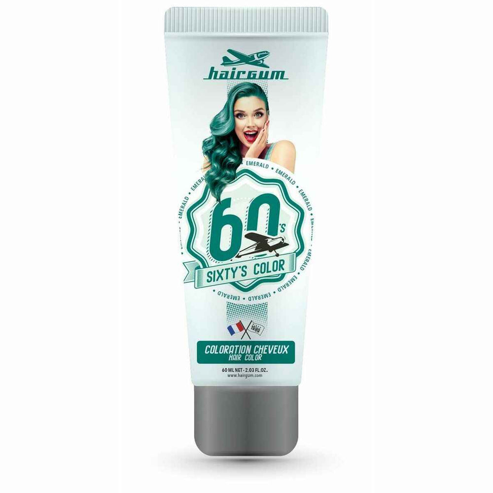 Hairgum Sixty's Color Hair Color Emerald Unisex