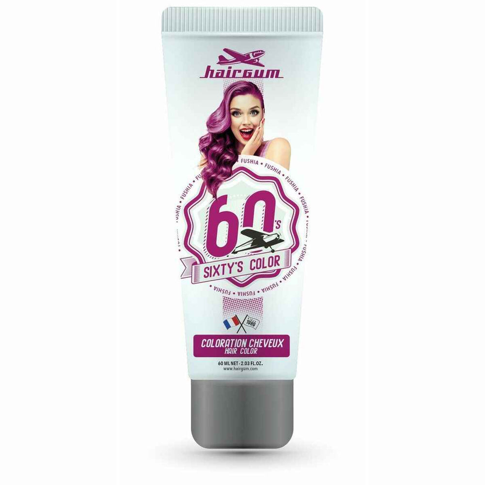 Hairgum Sixty's Color Hair Color Fushia Unisex