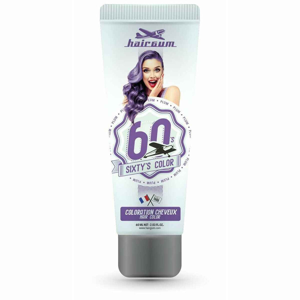 Hairgum Sixty's Color Hair Color Plum Unisex