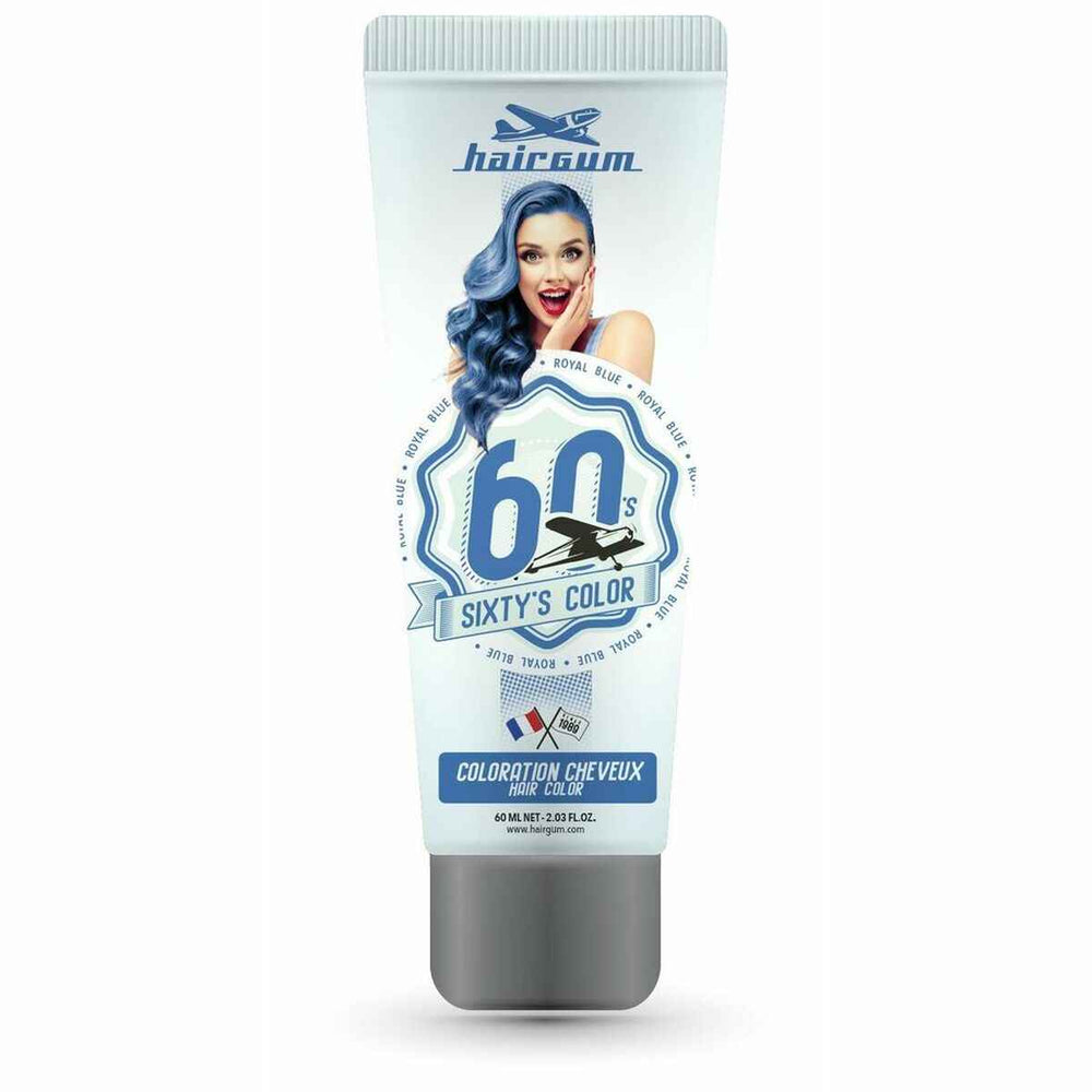 Hairgum Sixty's Color Hair Color Royal Blue Unisex
