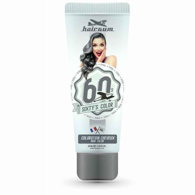 Hairgum Sixty's Color Hair Color Steel Unisex