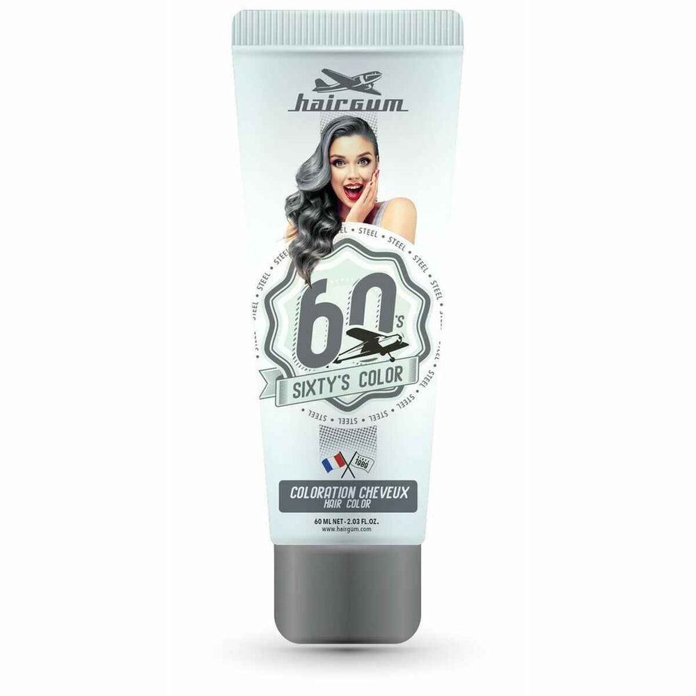 Hairgum Sixty's Color Hair Color Steel Unisex