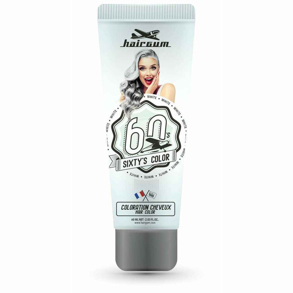 Hairgum Sixty's Color Hair Color White Unisex
