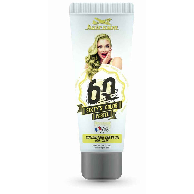 Hairgum Sixty's Color Hair Color Yellow Sunrise Unisex, 60 ml