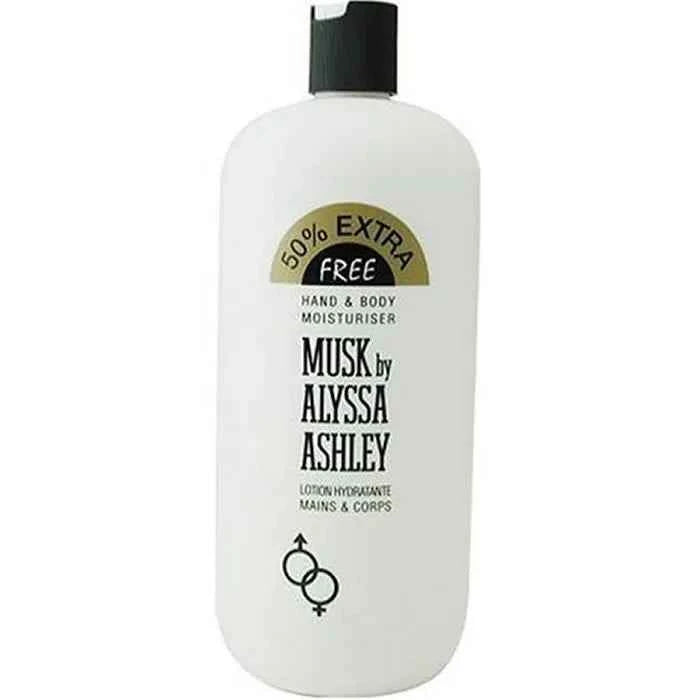 Alyssa Ashley Musk Hand and Body Moisturiser Unisex, 500 ml