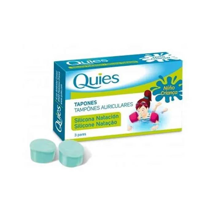 Quies Children's Silicone Swimming Plugs Unisex, 6 Units