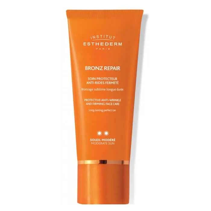 Institut Esthederm Bronz Repair Protective Anti Wrinkle And Firming Gentle Sun Moderate Sun Unisex, 50 ml