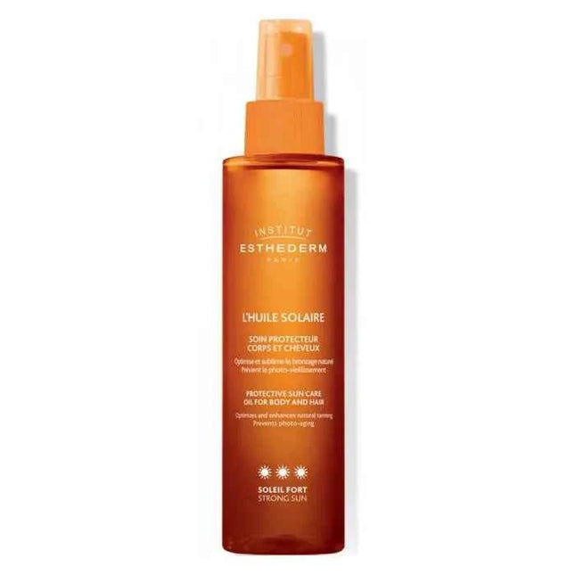 Institut Esthederm Suncare Oil Body And Hair Strong Sun Unisex, 150 ml