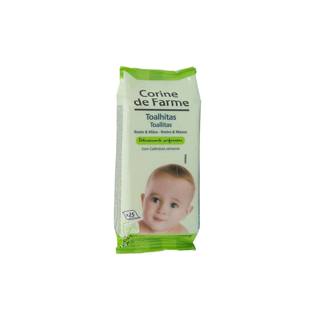Corine DE Farme Corine De F Toallitas Rostro y Manos Pieles Sensibles 25 Ud Unisex