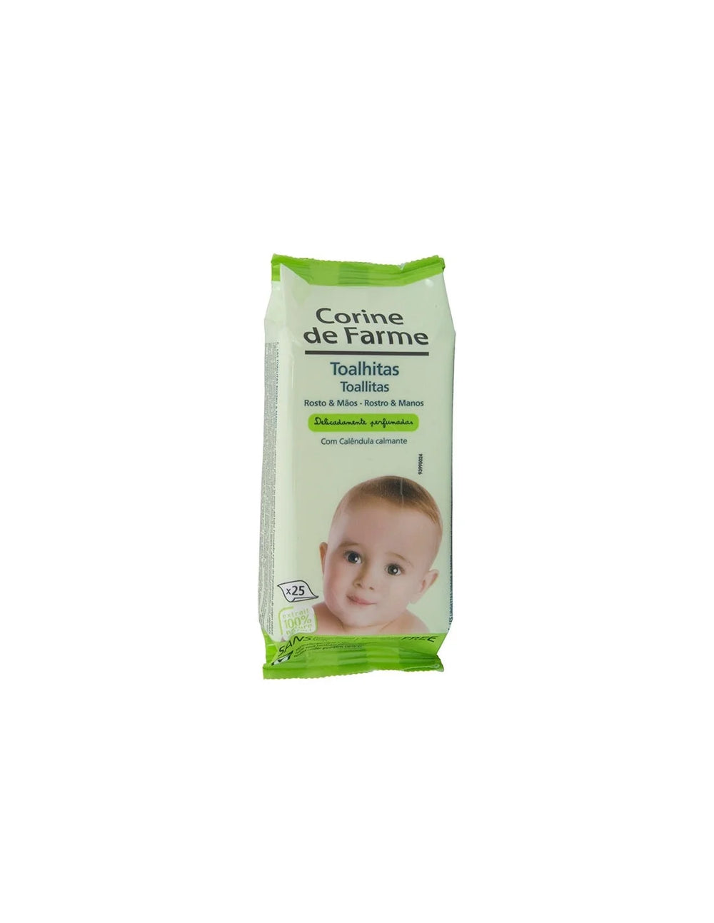 Corine DE Farme Corine De F Toallitas Rostro y Manos Pieles Sensibles 25 Ud Unisex