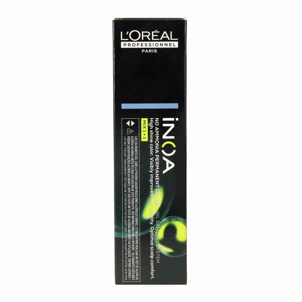 L'oreal Professionnel Inoa Sin Amoniaco 9,11 Rubio Muy Claro Ceniza Profundo Unisex, 60 ml