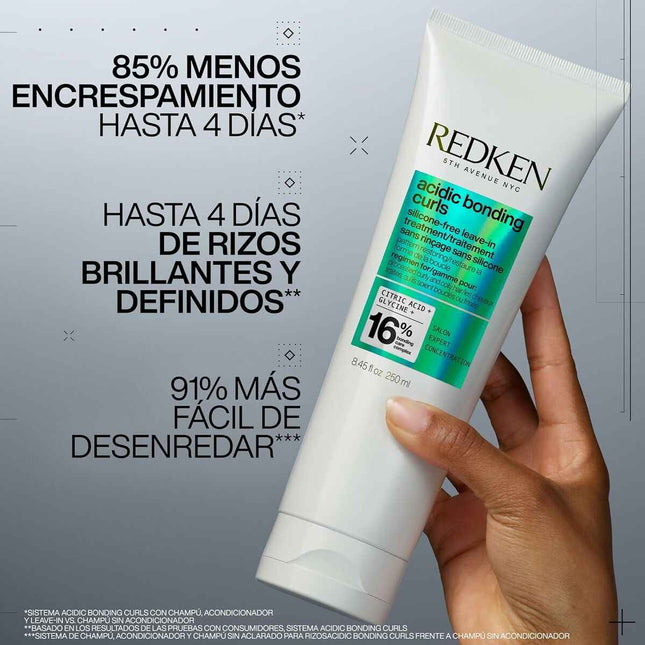 Redken Acidic Bonding Curls Tratamiento Sin Aclarado Unisex, 250 ml