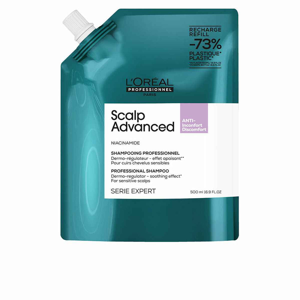 L'oreal Professionnel Scalp Advanced Champú Recarga Unisex, 500 ml