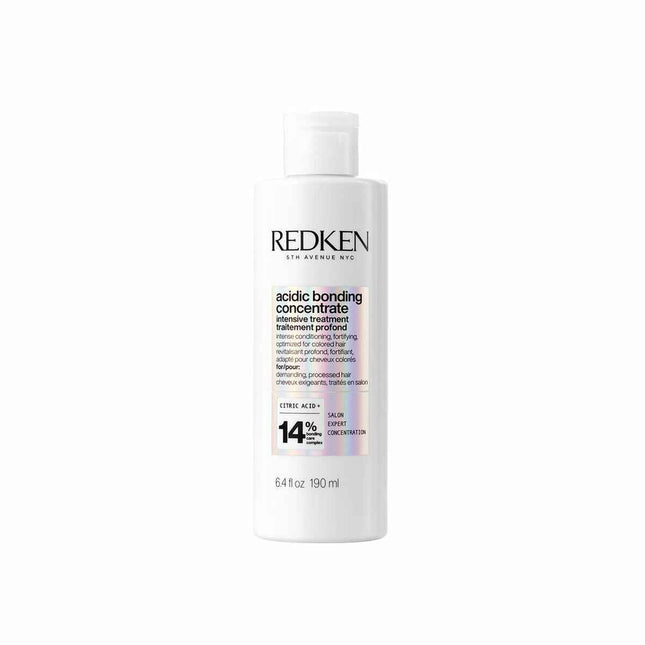 Redken Acidic Bonding Concentrate Tratamiento Intensivo Sin Sulfatos Para Cabello Dañado Unisex, 190 ml